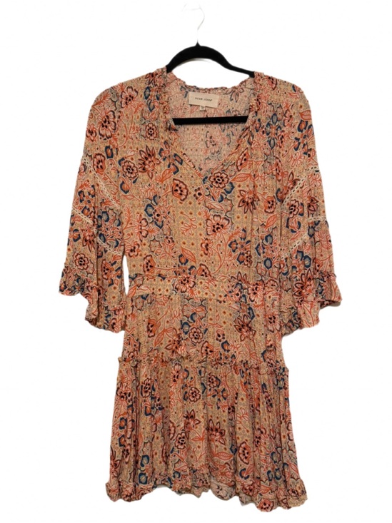 Dear John Dresses & Skirts - Dear John Cream and Blue Floral Print Dress